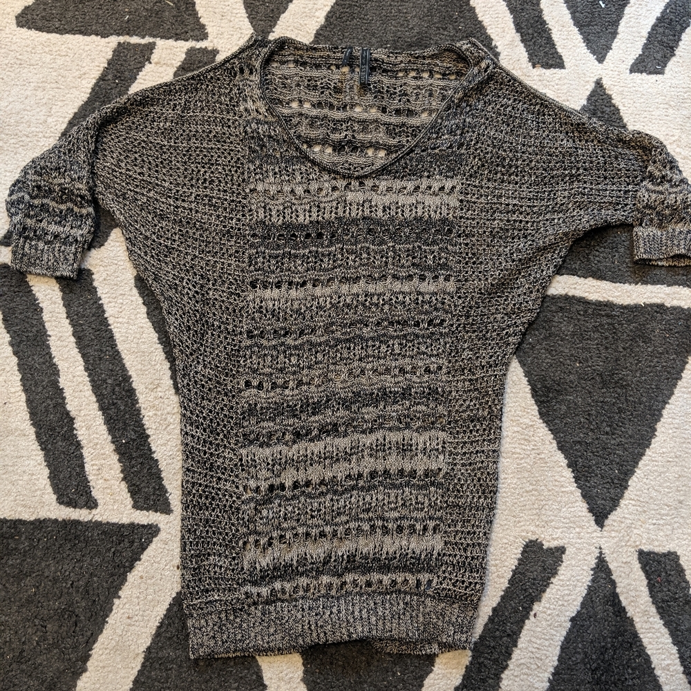 GUESS sheer mesh top